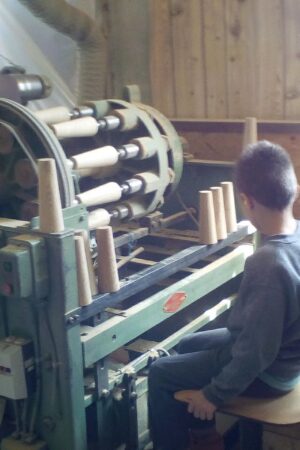 wooden, detail, sanding ,carousel ,machine