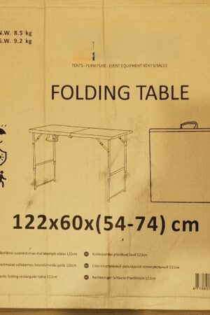 Sulankstomas stalas, turistinis, stalas